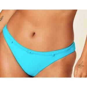 ANDIE Swim - The Riviera High Waisted Bottom - Aqua Blue - Size XS - NWT